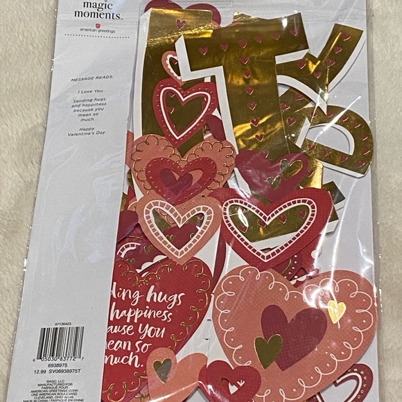 Valentine's Day I Love You 3-D 3D Displayable Pop-up Card with Envelope NWT - Picture 3 of 3